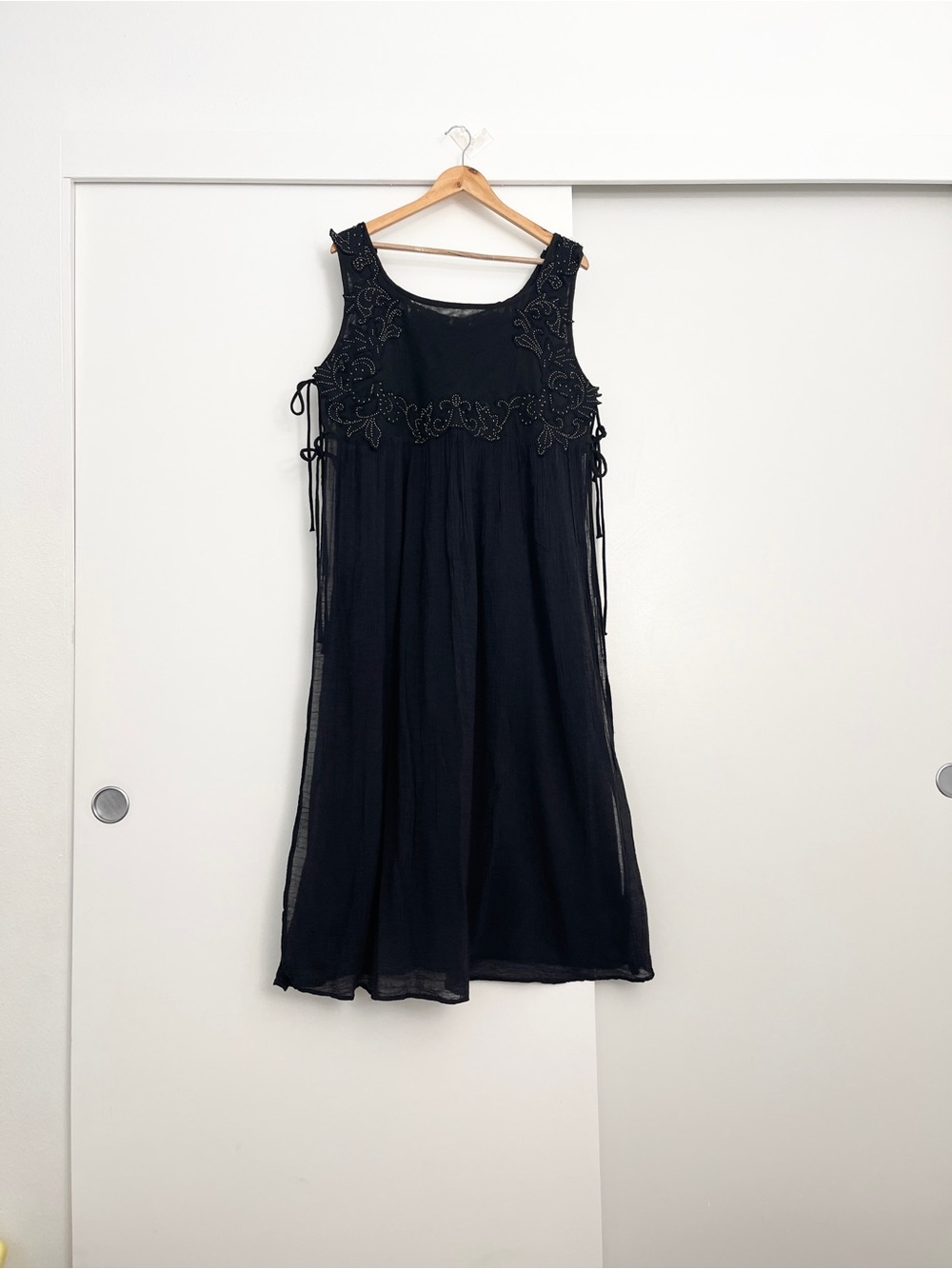 NWOT Free People Pacha Maxi Beaded Top Size Large